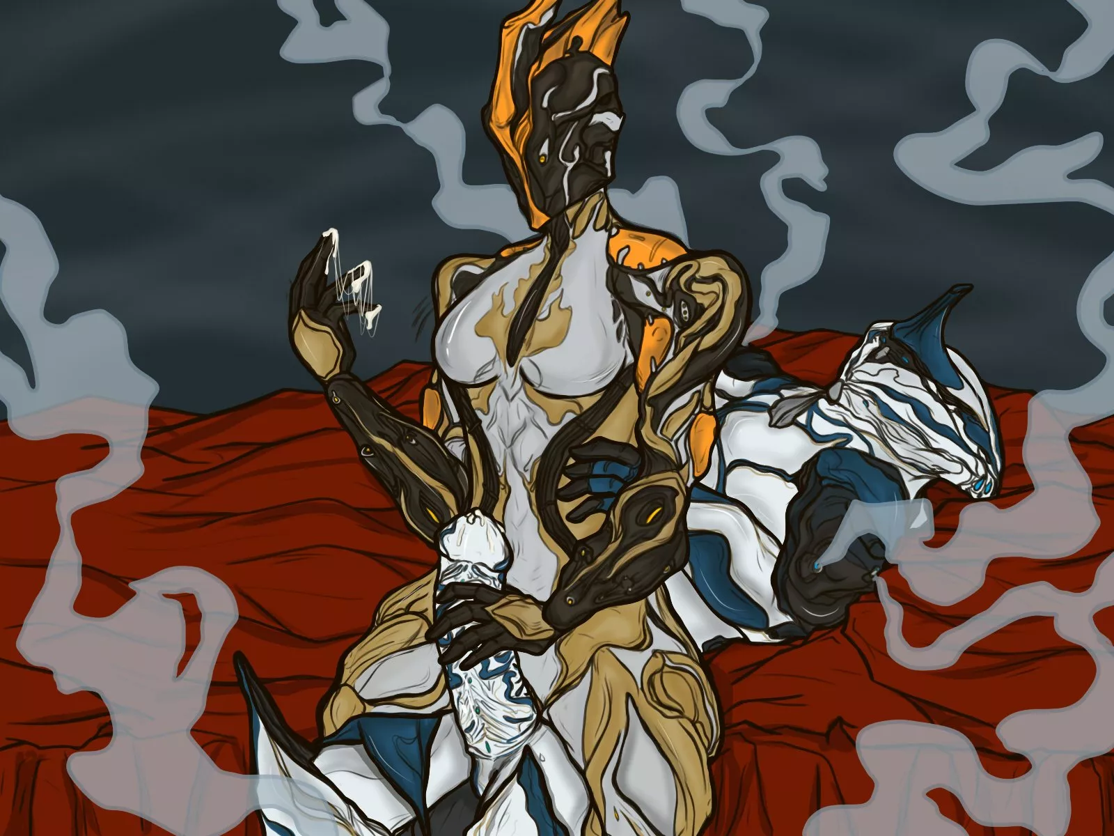 [Ember + Frost] Frost Getting A Steamy Release (_purgamentum)