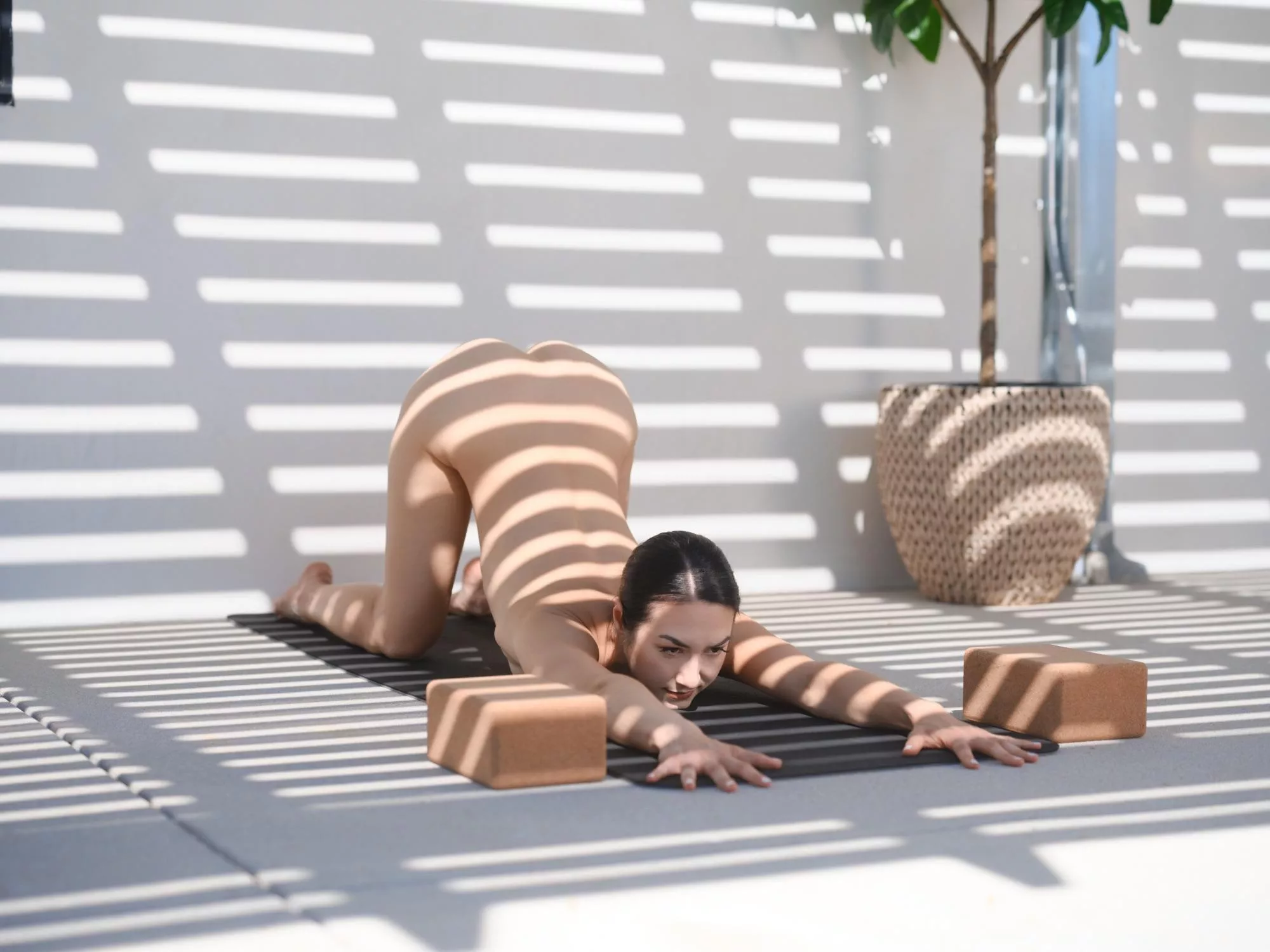 Extended puppy pose 🐶