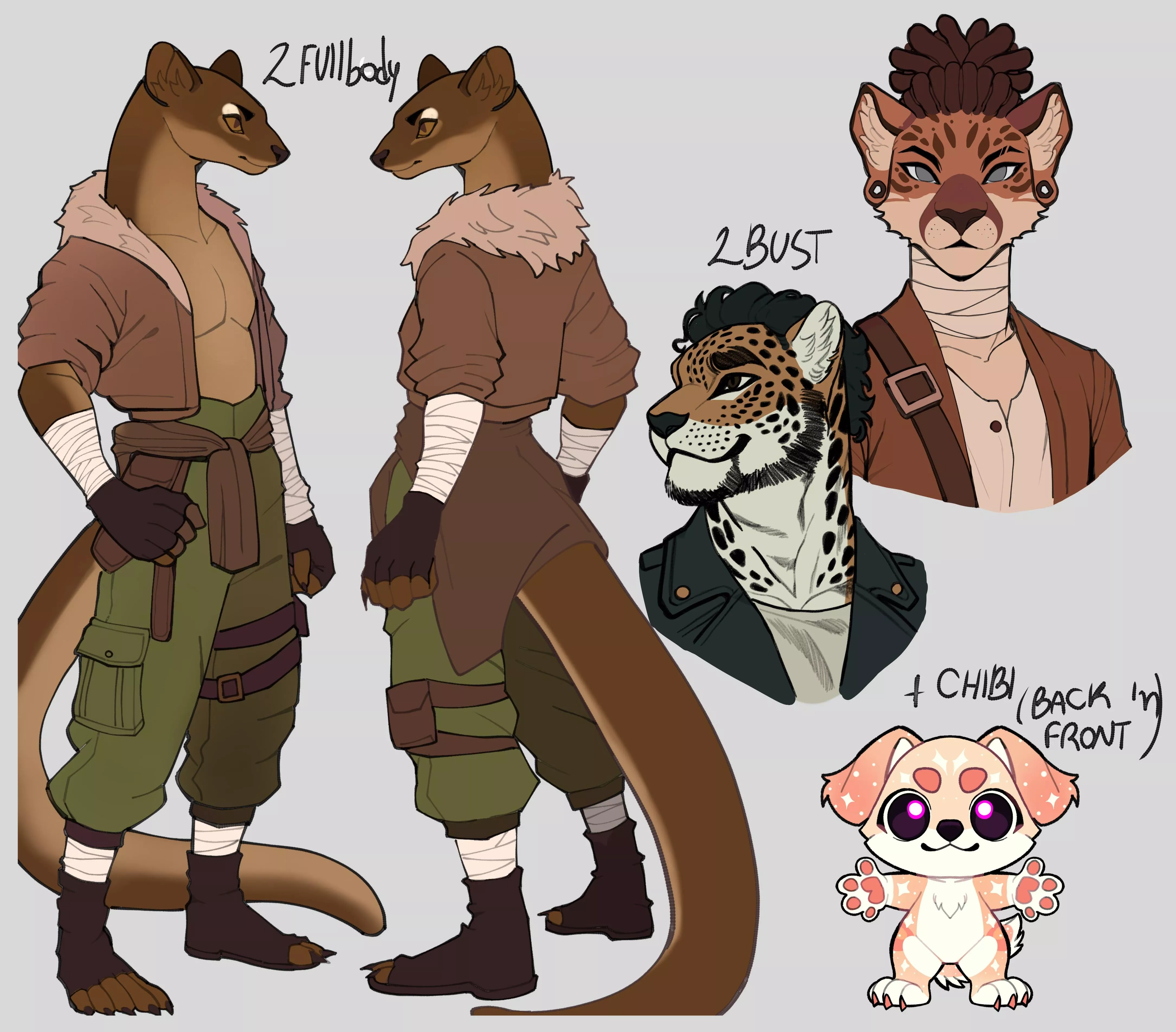 How much should I charge for a ref sheet like this?
