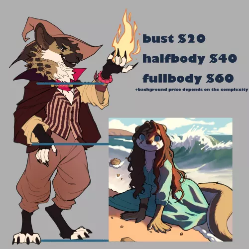 I’m open for fullbody now!