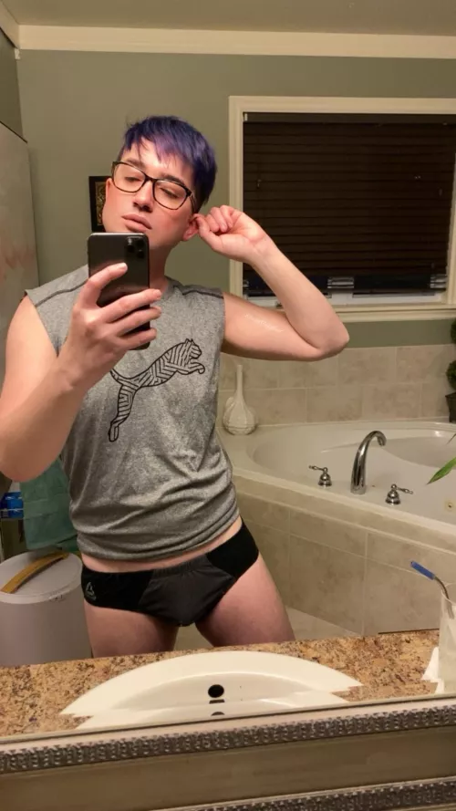 It was black brief kinda day! You like?