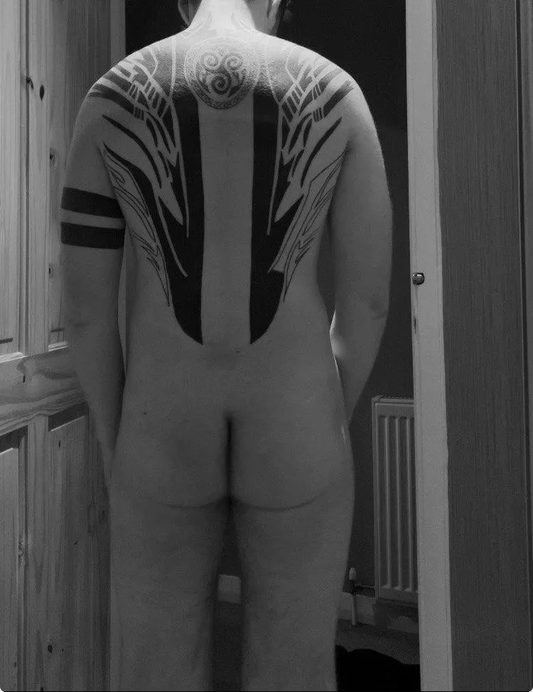 Late night back view