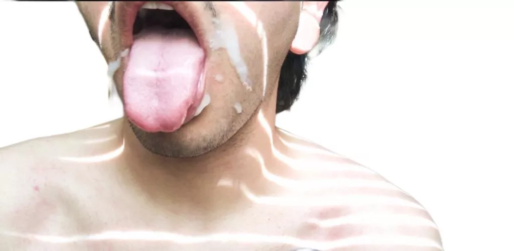 Look at my husband with my load on his face🥹🥵