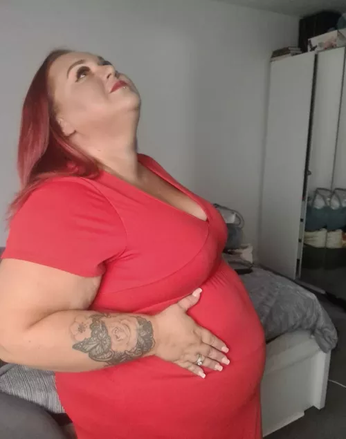 My beautiful bbw pregnant by her bull
