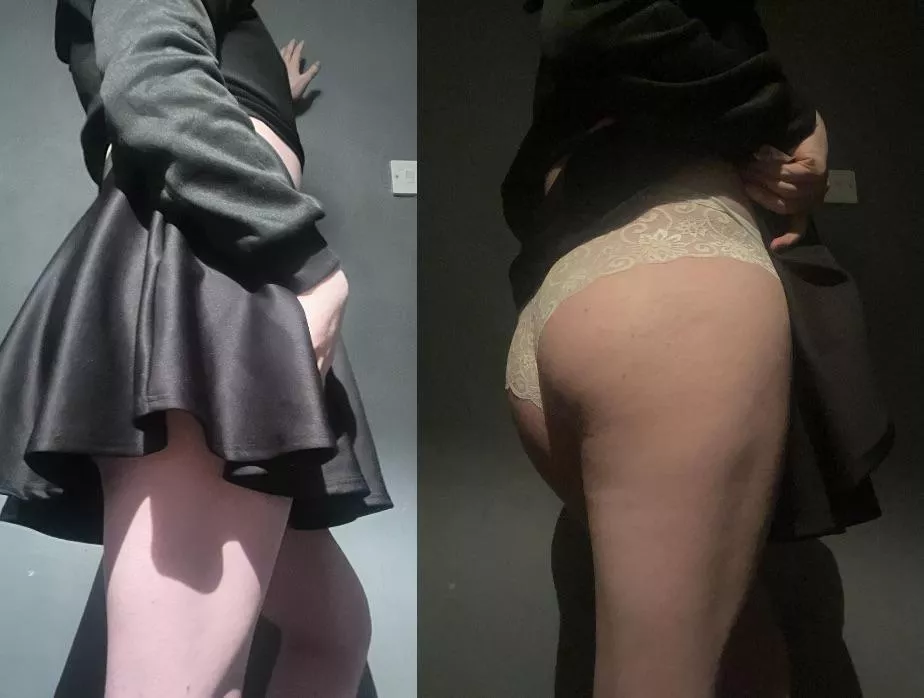 My dad almost caught me wearing these clothes >.<