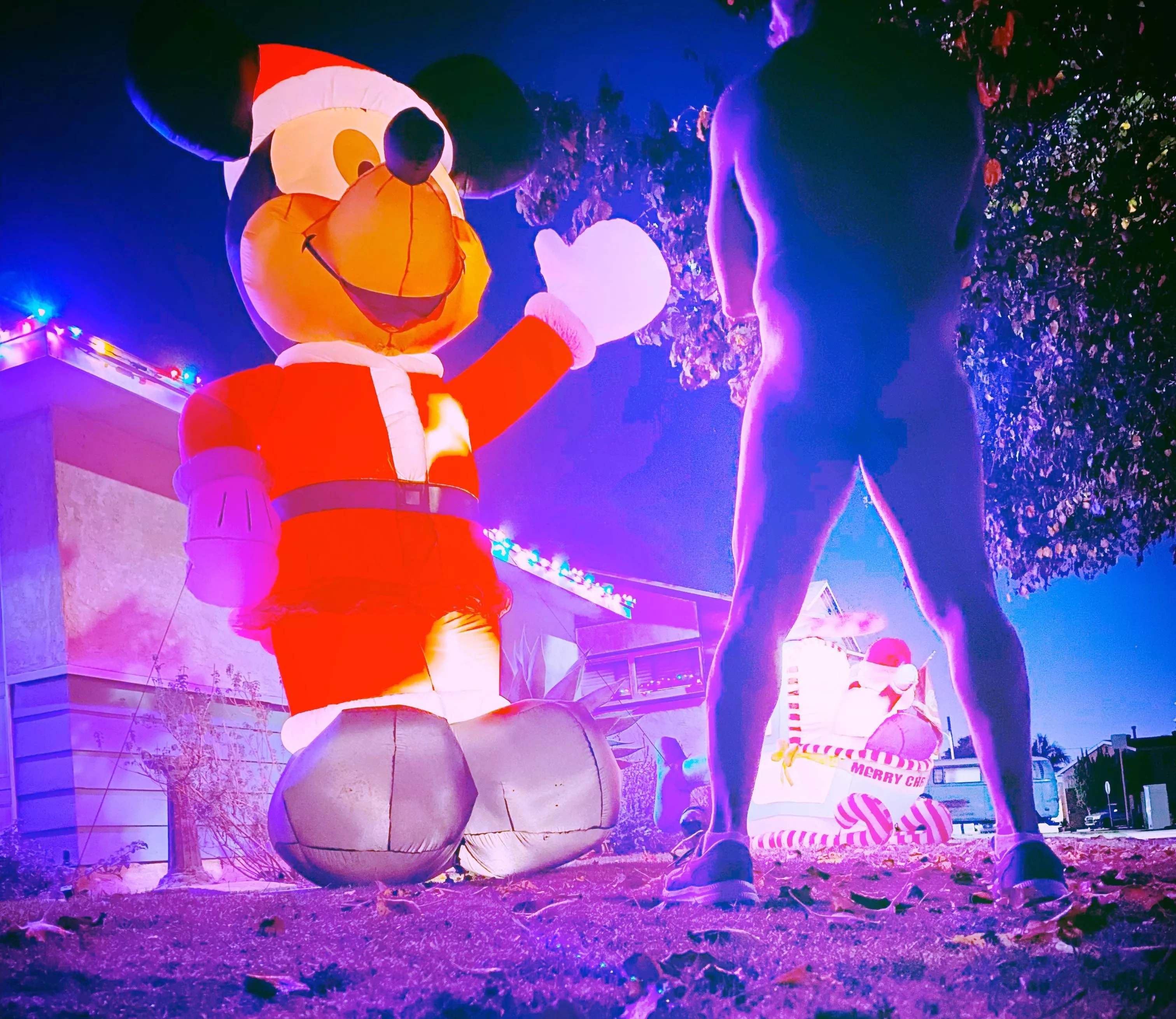 Saw Mickey on my morning run…