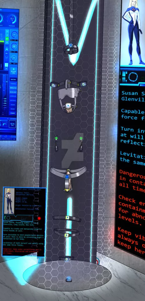 Sue Storm: invisible yet helpless