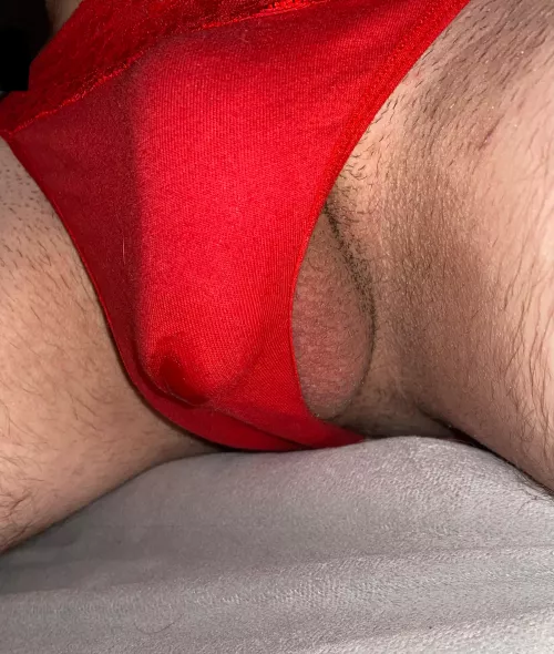 Through my thong 🤭(18)