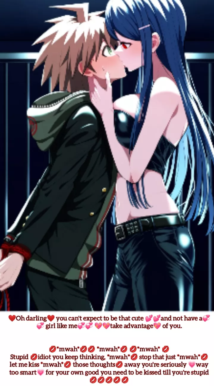 You can't expect to be THAT cute and not get kissed [Kissing] [Yandere]