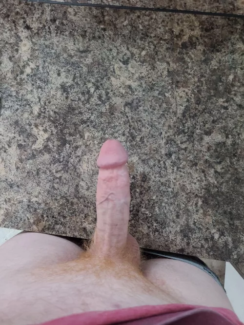 You should be bent over this counter...