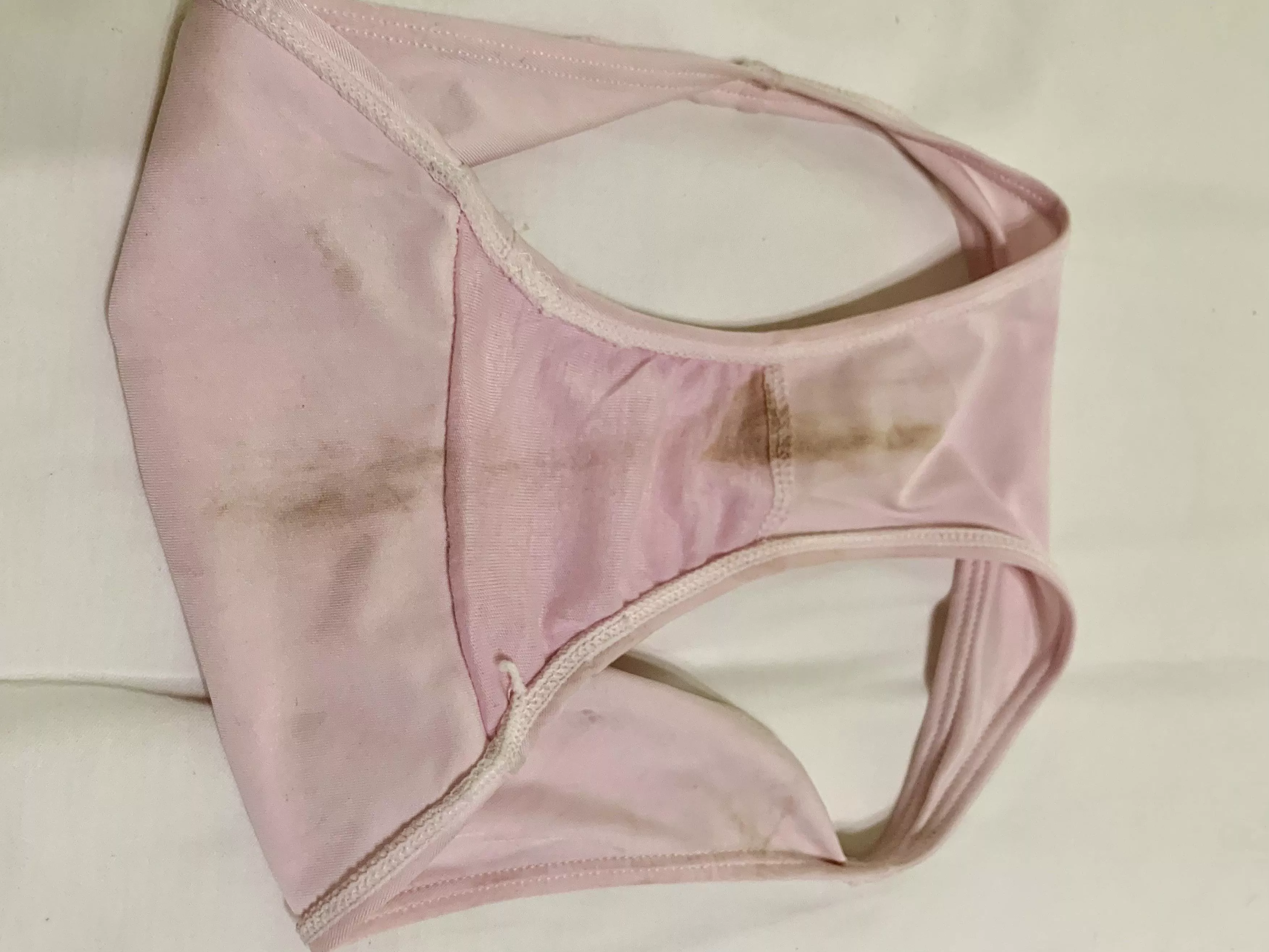 Another pair of my dirty panties. Fresh off my pussy & ass. Sweet Asian Girl