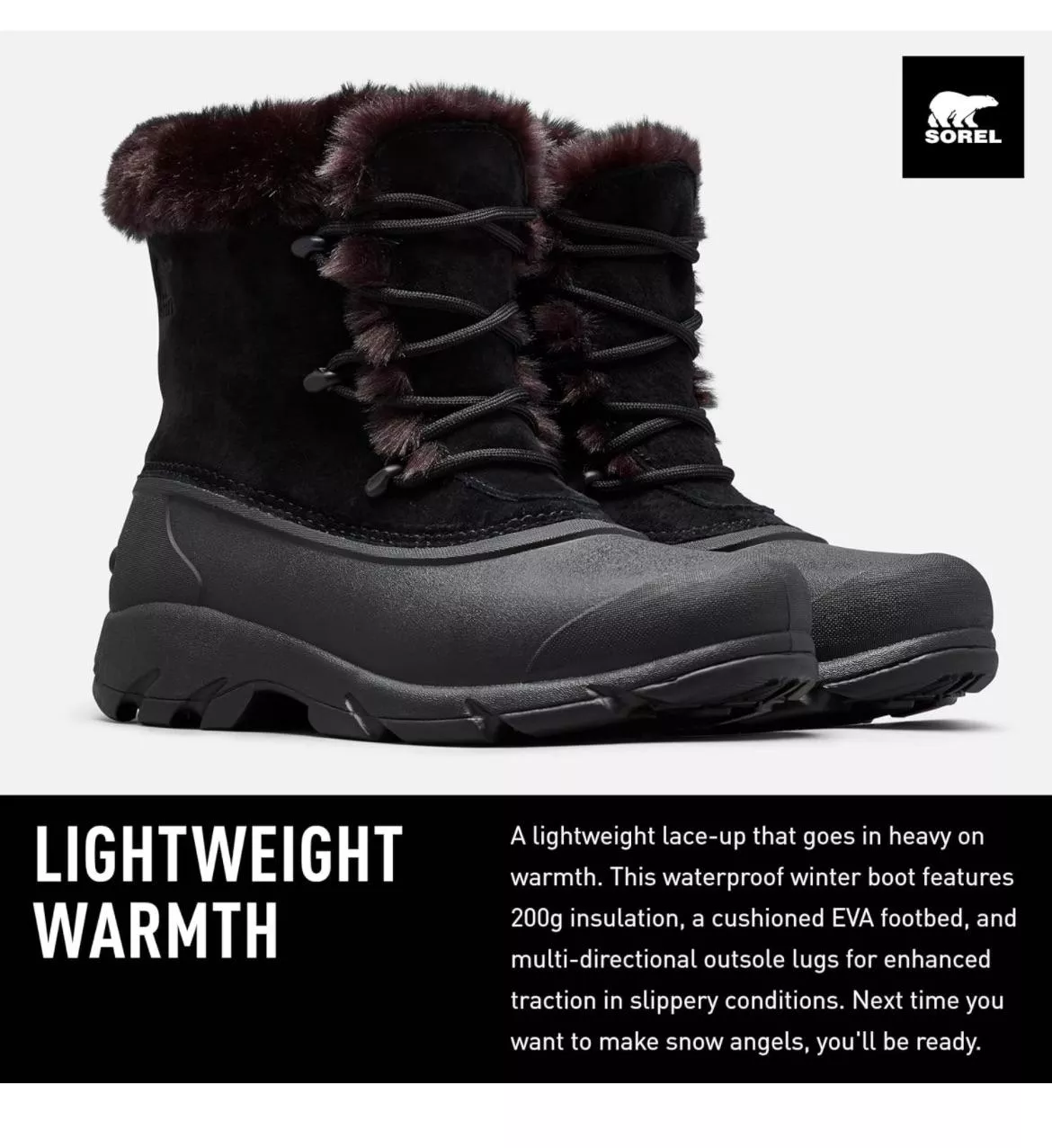 Are these Sorel snow angel boots warm enough for the canadian winter ? (-30C)?