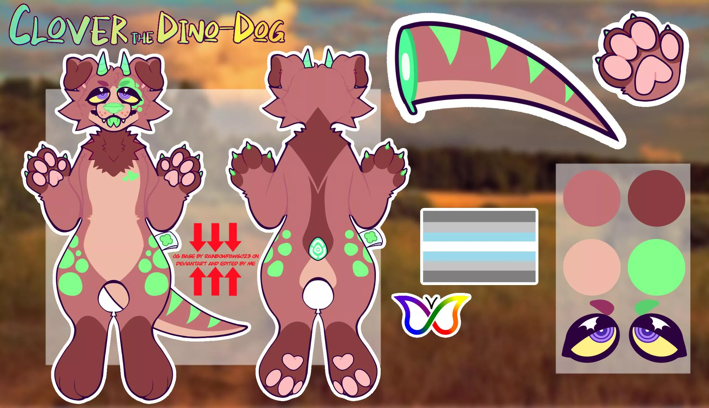 finally managed to create a main fursona that im happy with :]