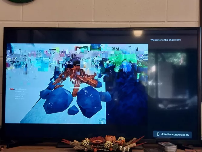 Glitching video with Samsung TV twitch app, any ideas on how to fix?