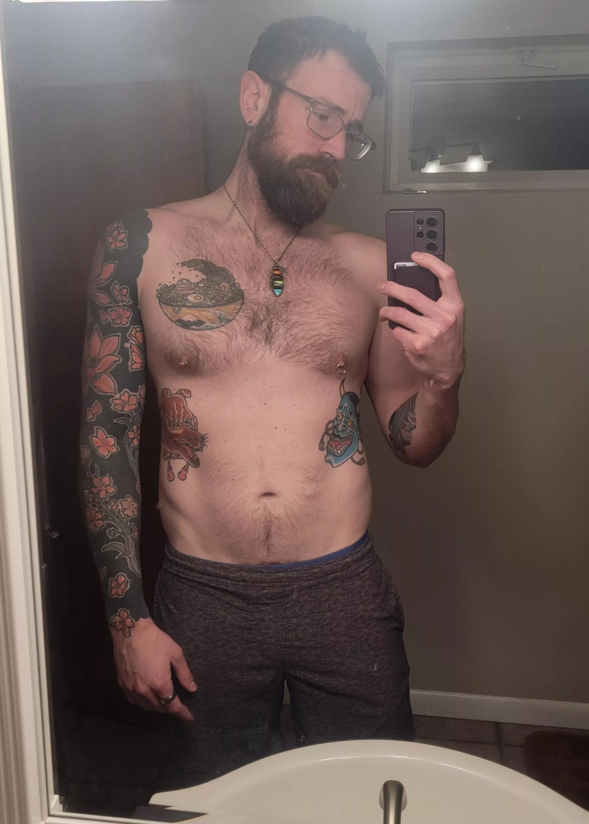 My chest is starting to look better