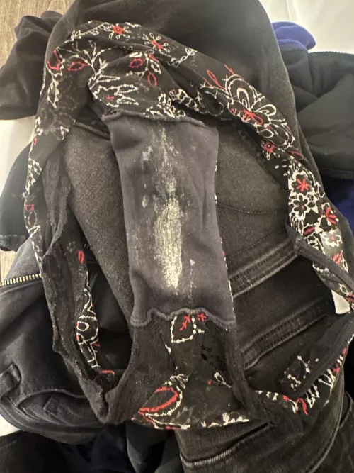 my wife's panties today