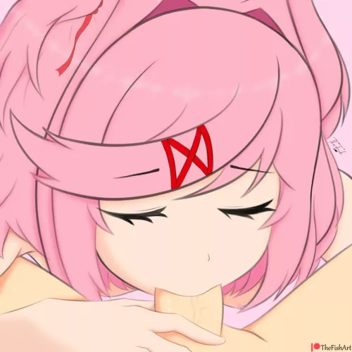 Natsuki has an appetite