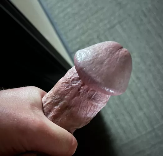 Peeking out the door of my office at work