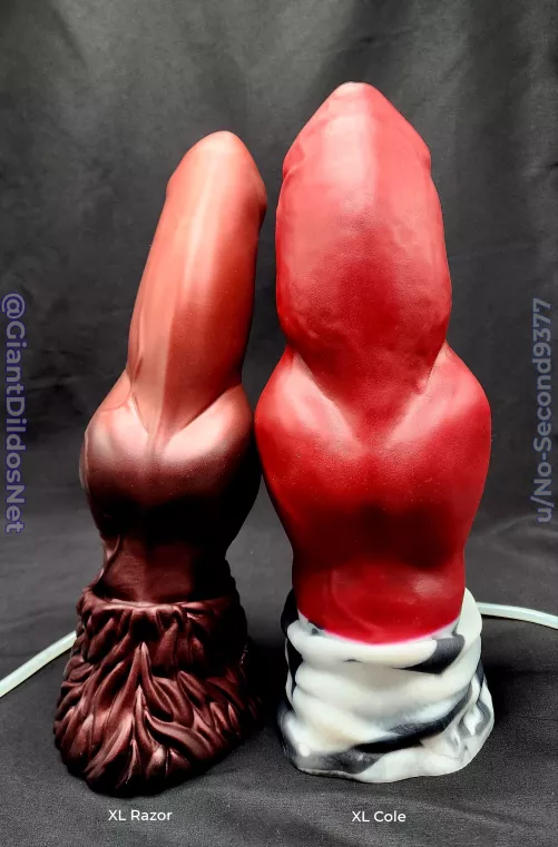 Reminder: Not all XL dildos are the same (lol) - XL Razor vs XL Cole