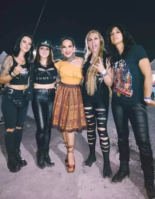 The middles outfit looks outta place