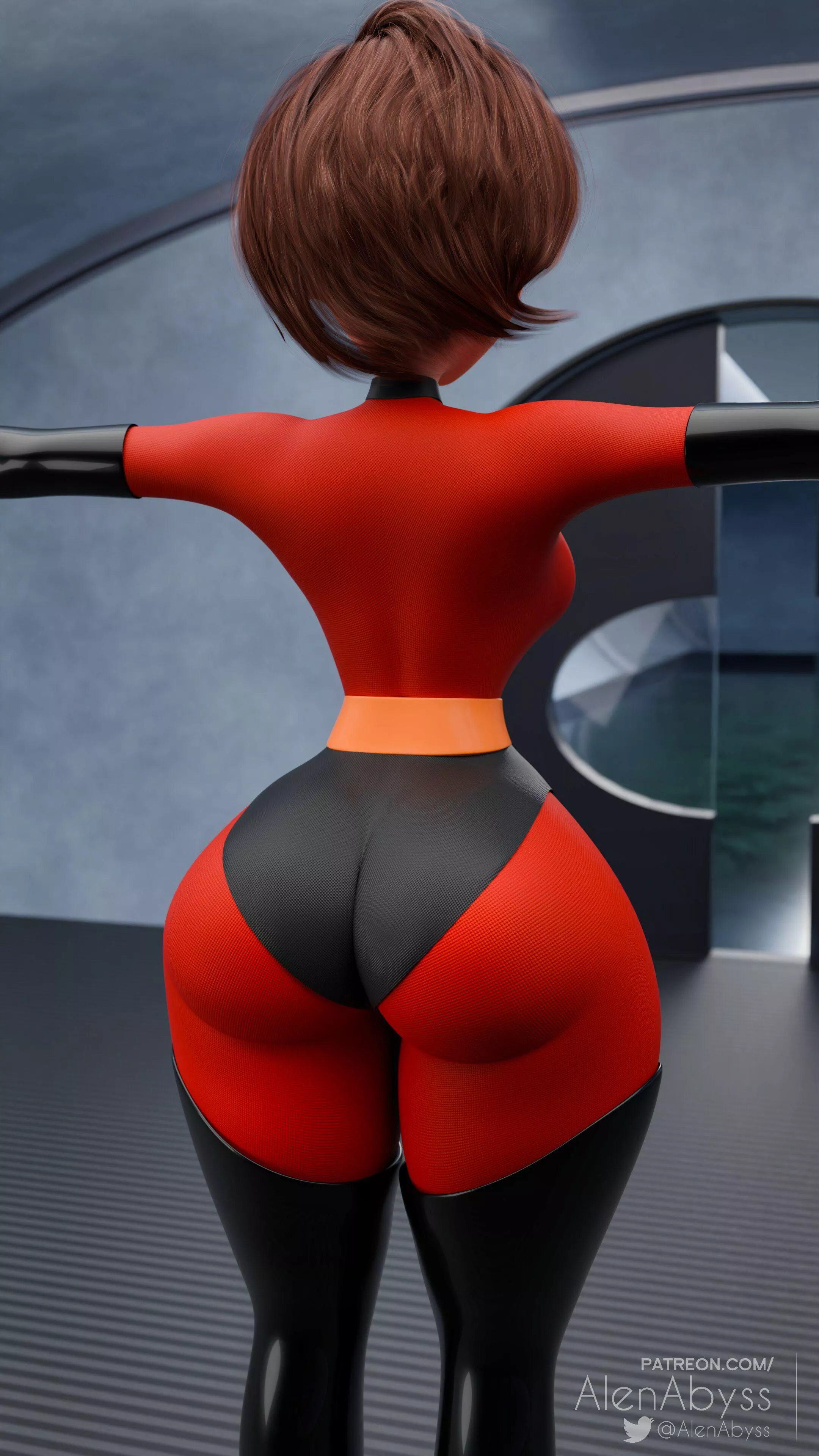 Thiccc Elastigirl (AlenAbyss) [Disney]