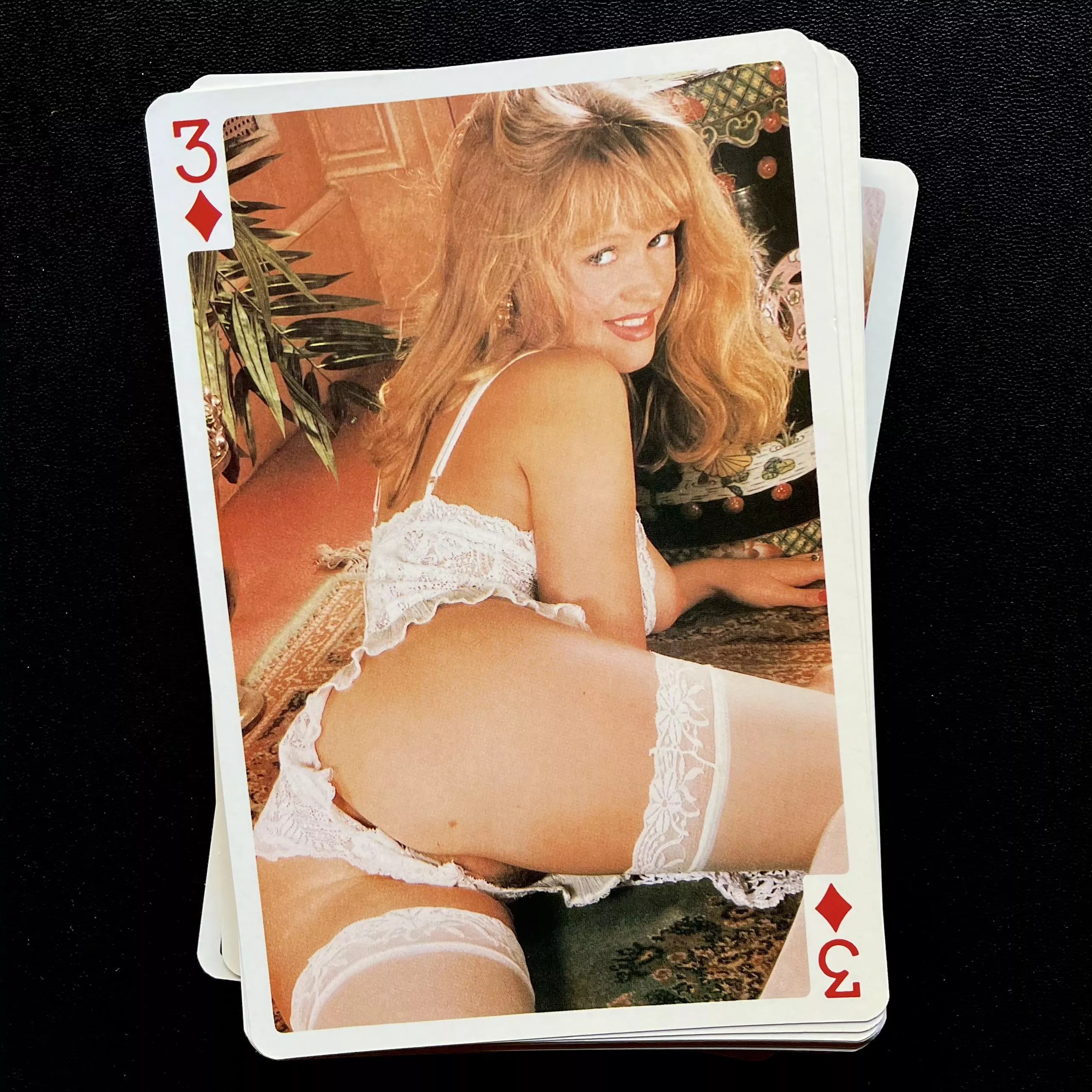 Three of Diamonds (Oversize Playing Cards 1980s)