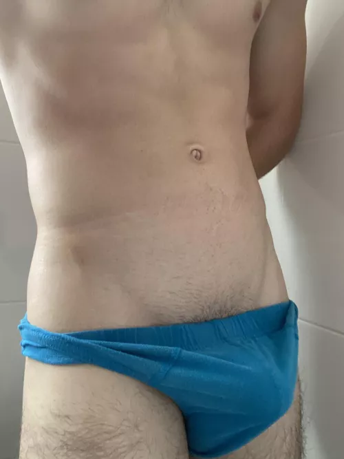Undies can barely keep my 18 year old cock contained 😅