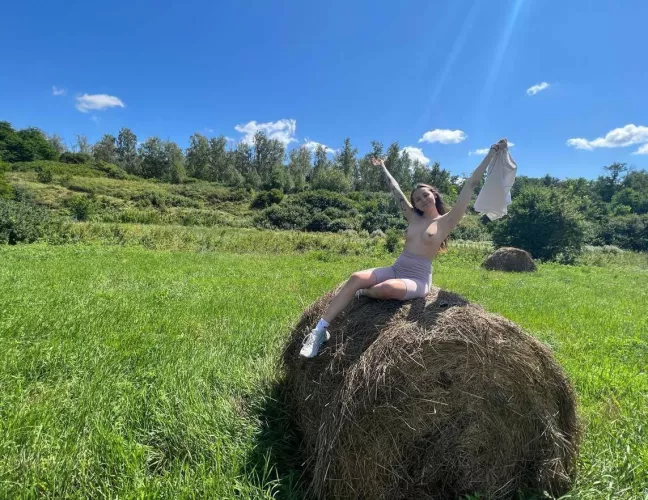 Wanna do it here? The thrill makes my heart race