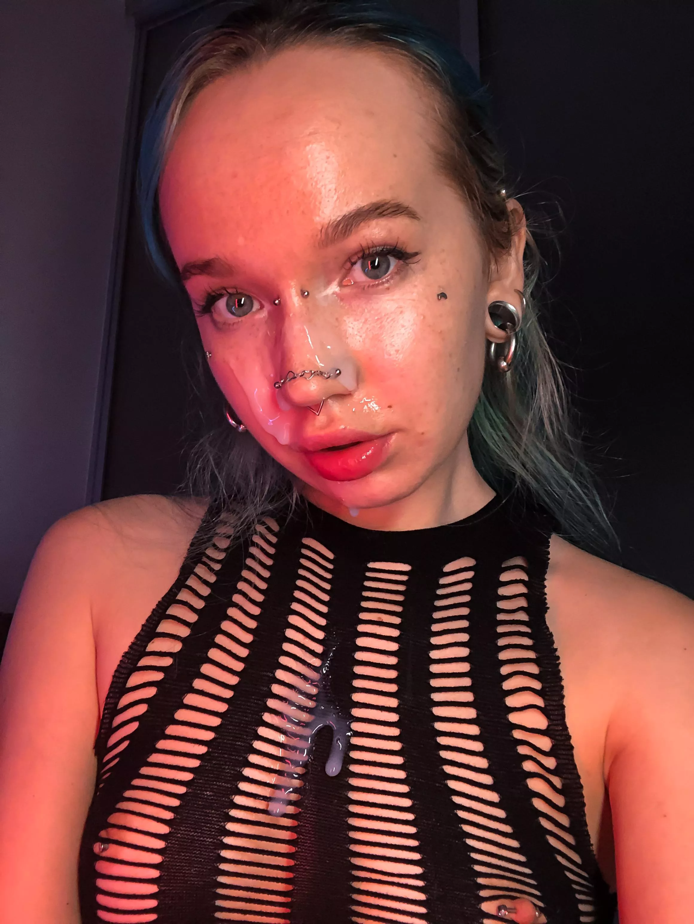 Your dick is a gun, my face is a bag.