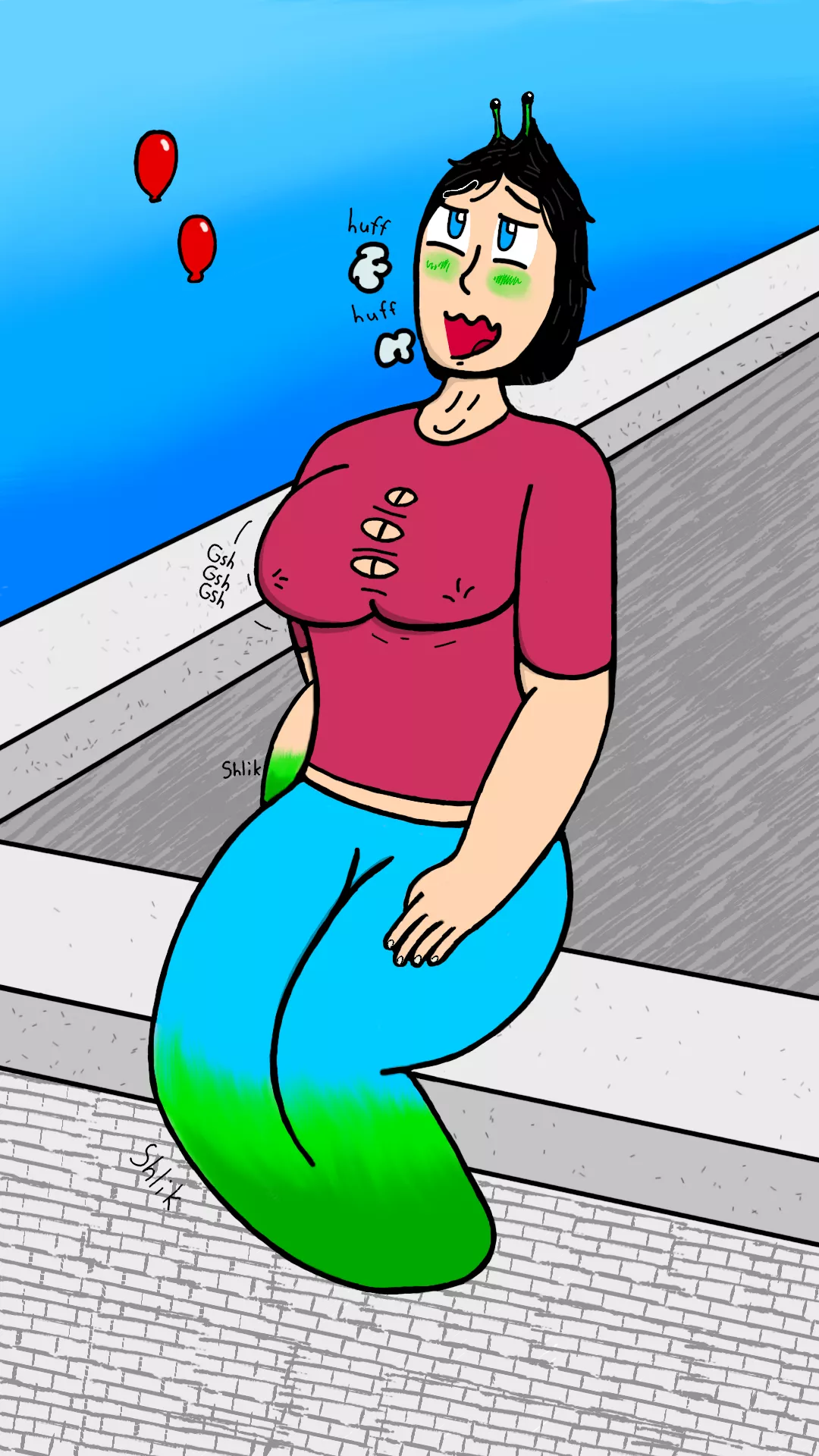 A Bit Much (By me: DrNeeah1945) [Slug Girl, Mid TF]