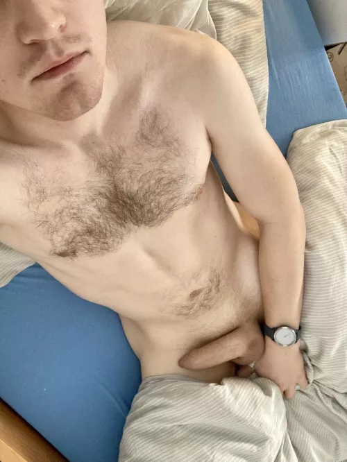 A cold day is spent best under my blanket 😉🍆