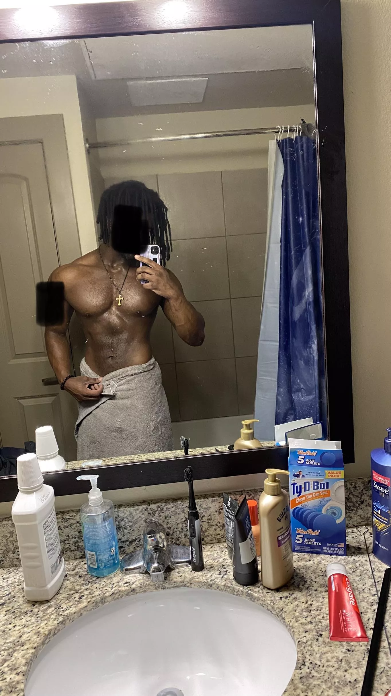 Can I take my towel off for you?