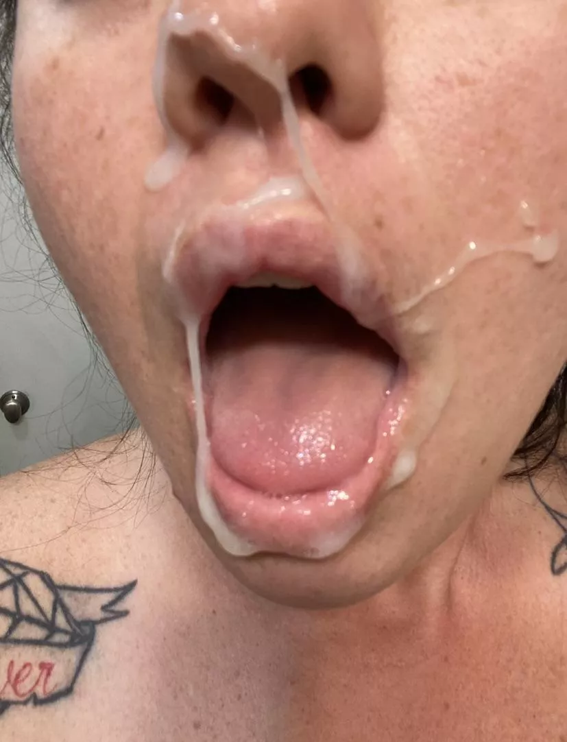 He missed my tongue so I need another cum load