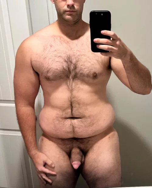 I hope you don’t mind a hairy chubby dad