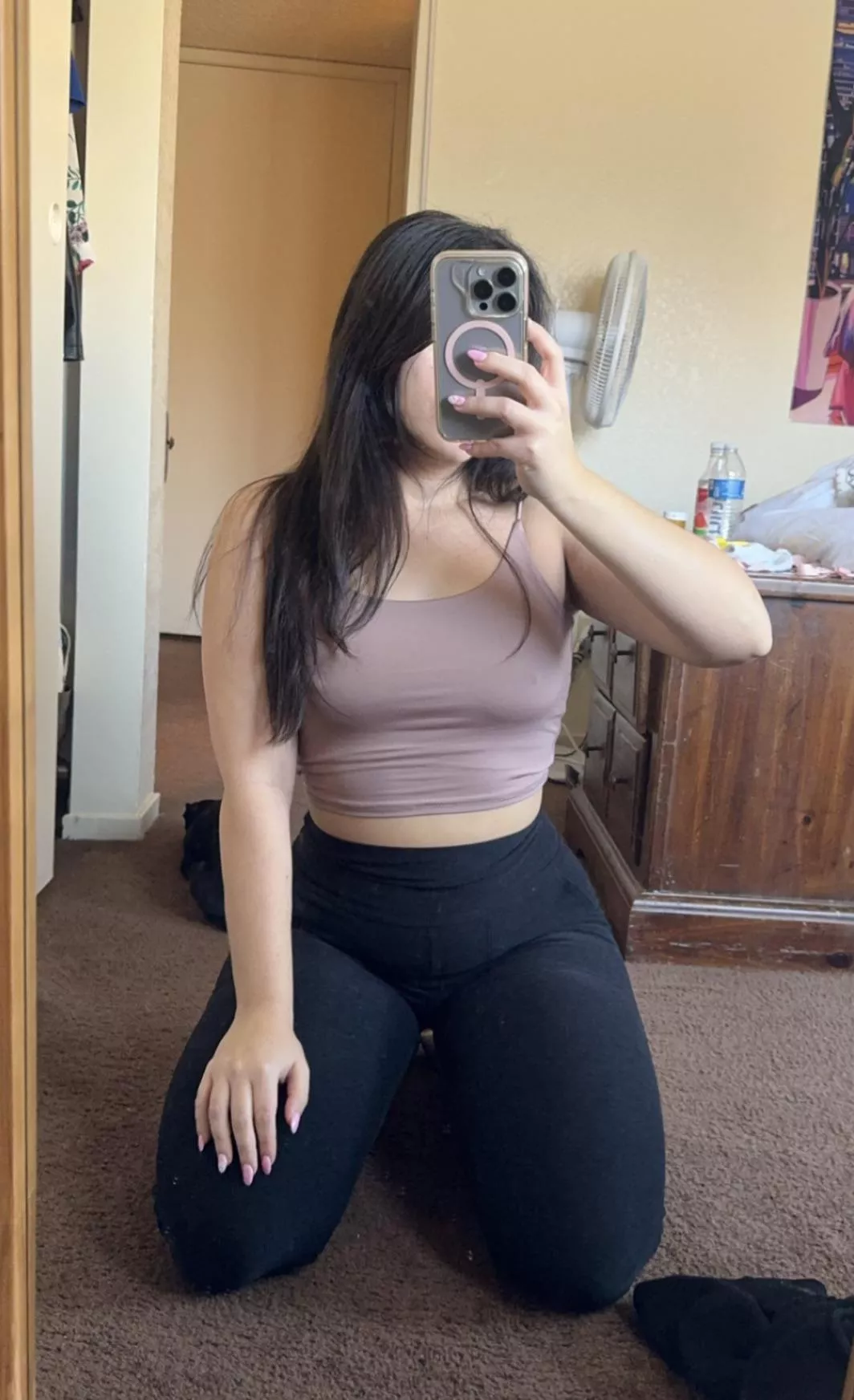 I promise I cleaned my mirror after this