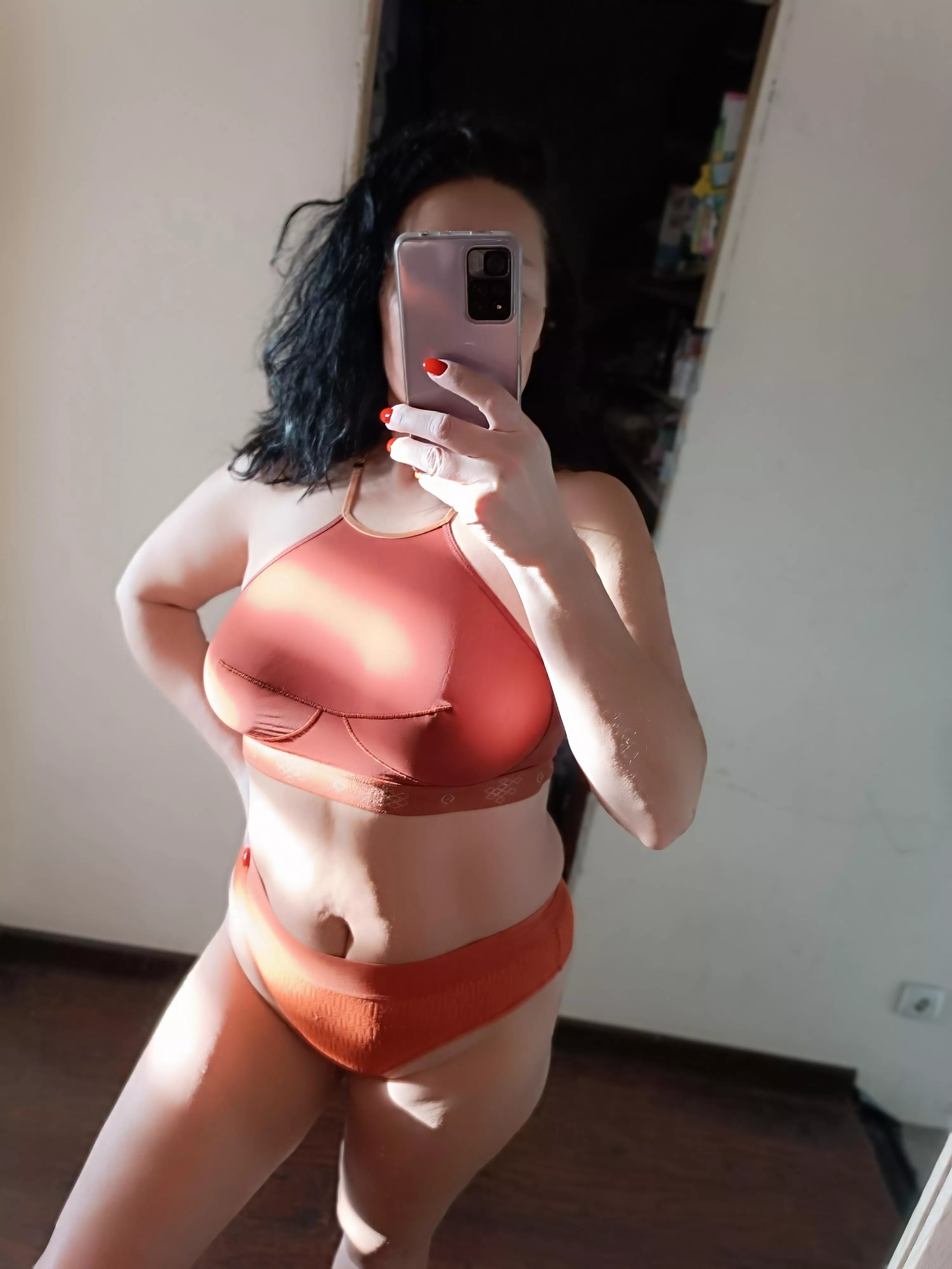 I'm trying on a terracotta sunset