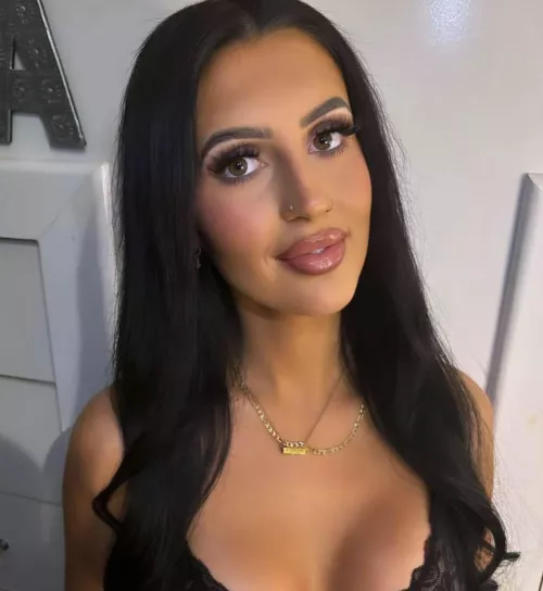 Make up done and ready to be your gf