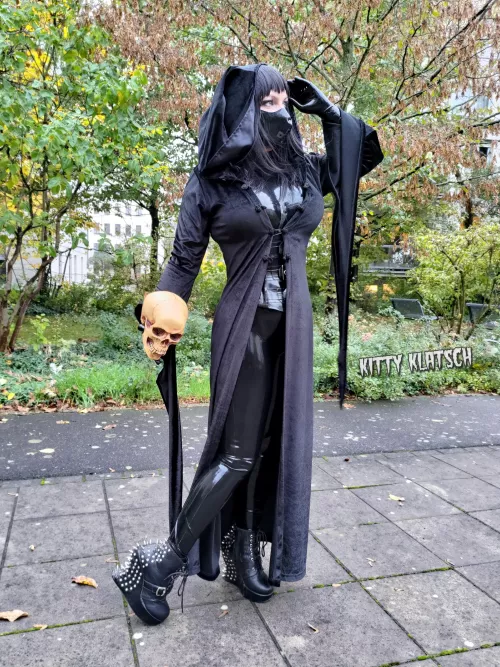 Me in latex in public