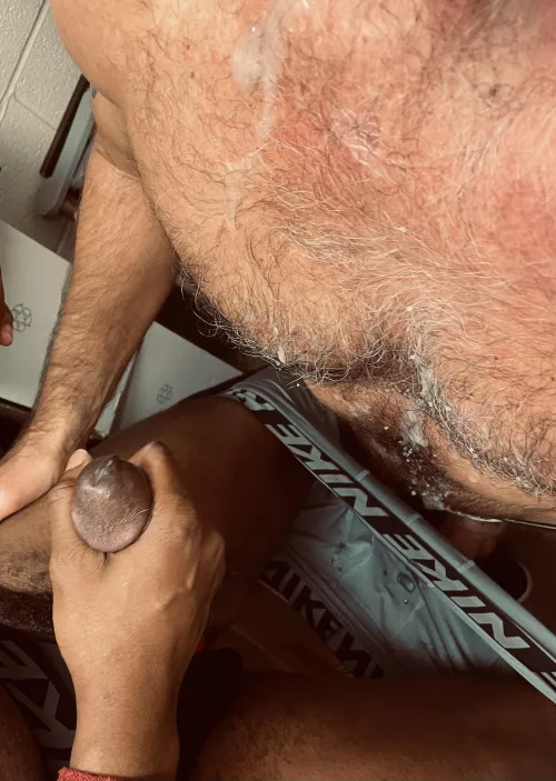 My bud did No-Nut November and he saved his first load for me…So. Much. Cum.