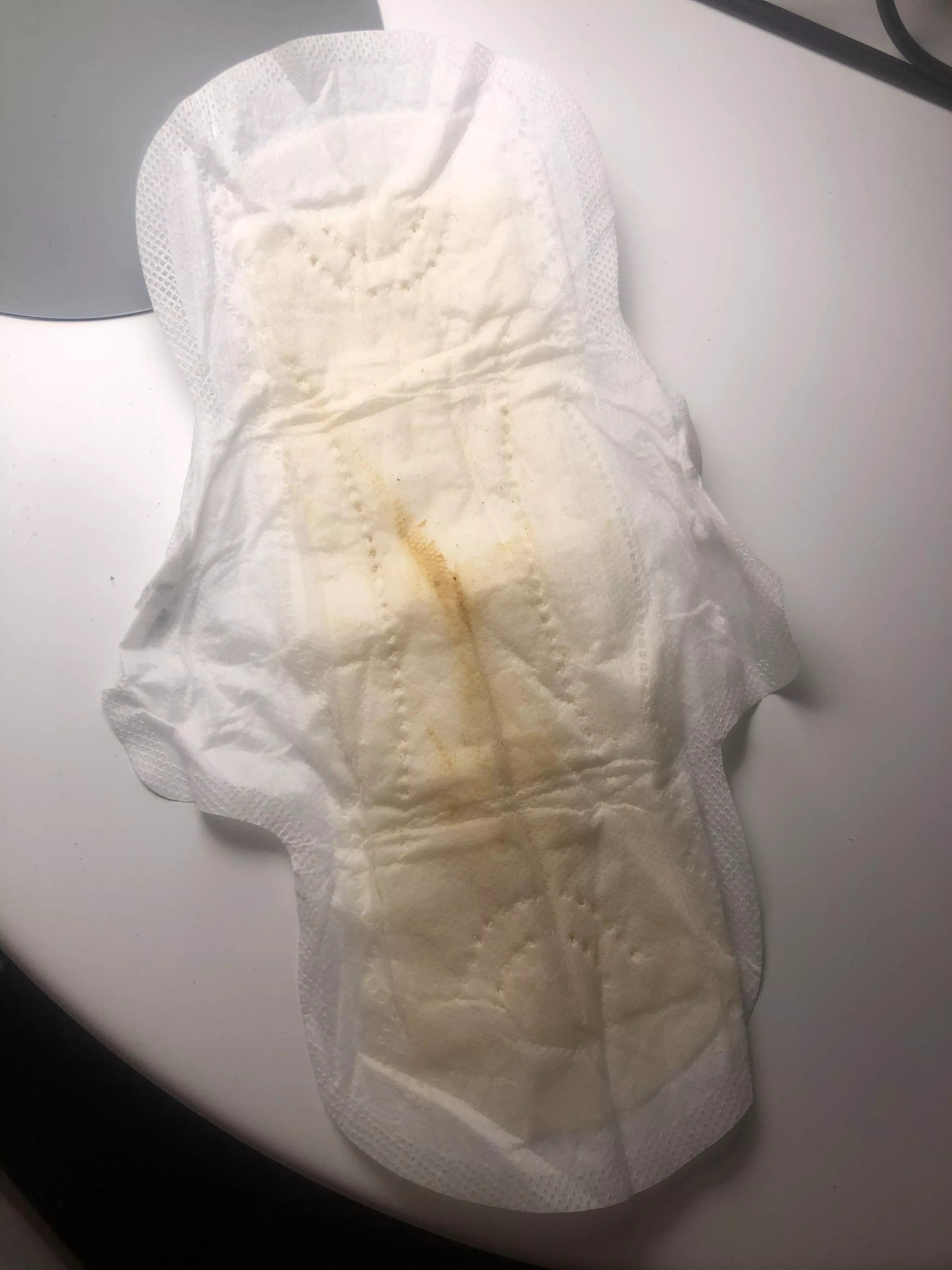 Todays pad, absolutely smells delicious. Pee and skids