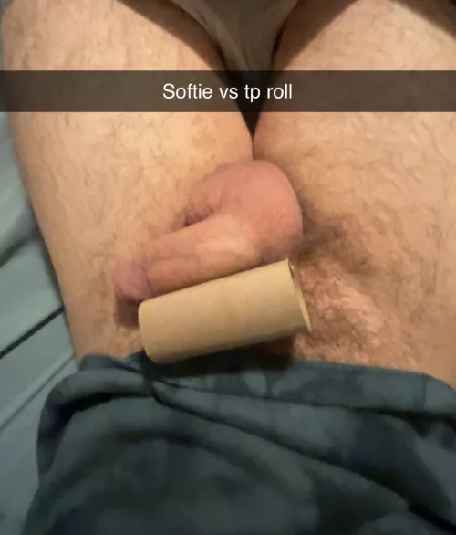 Upvote if my soft cock is bigger than yours hard
