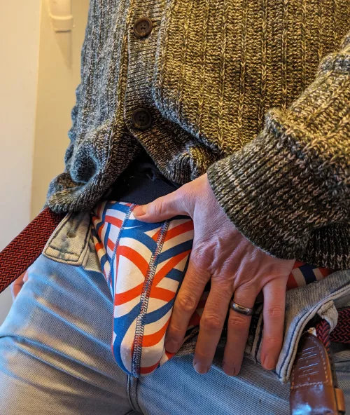 [45] Maybe I'll just let him hang out like this all day