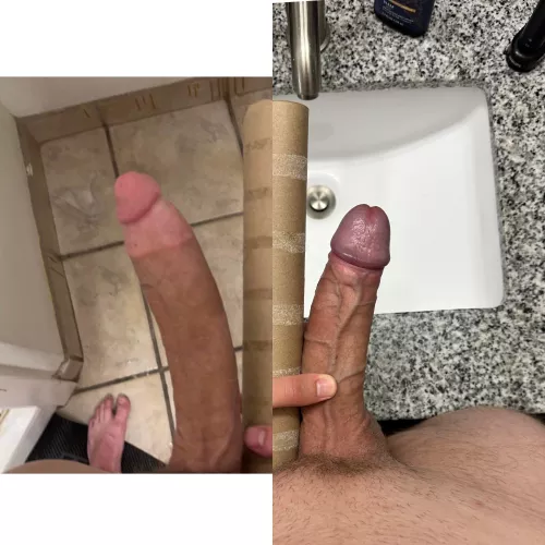 Big and huge. I got beat bad