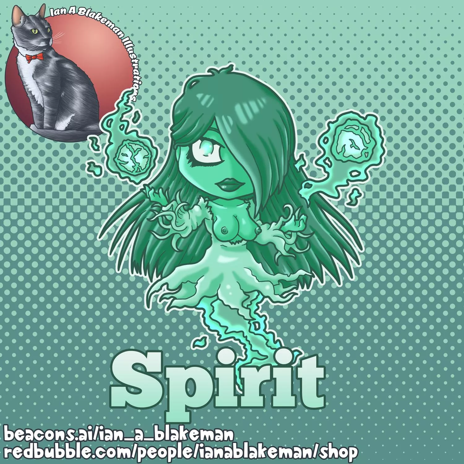 Chibi Spirit (Art by Ian A Blakeman)