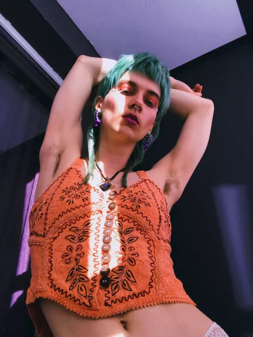 Do you like girls with neon hair and hairy pits?