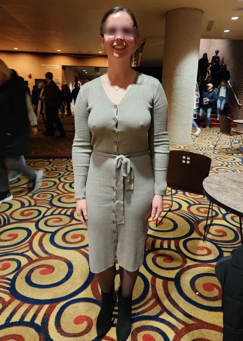 Dressed up for a night out, and keeping it fun for everyone [F]