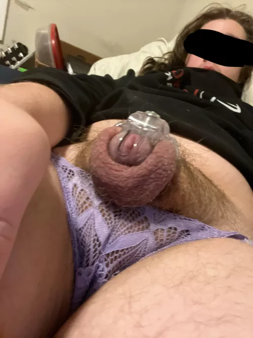 First time wearing chastity, don’t think I will ever take it off