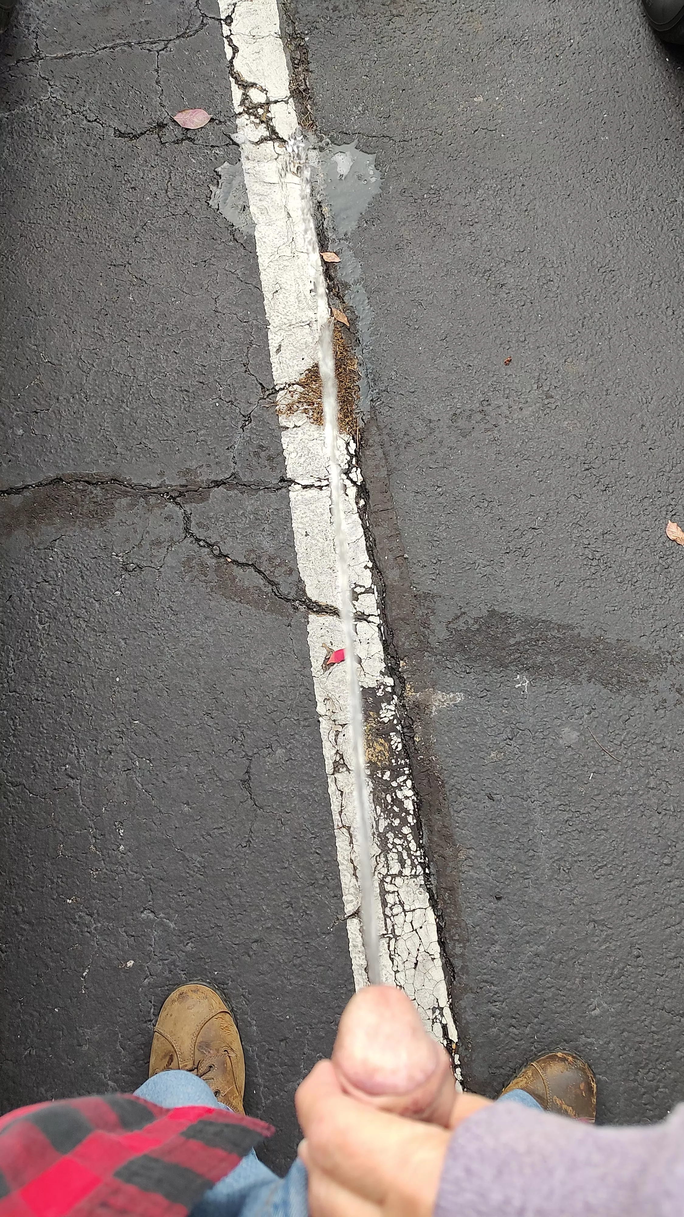 Had a student at the university parking lot helping