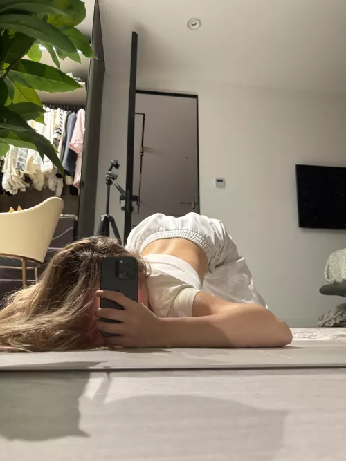 I dream to be stretched out before bed