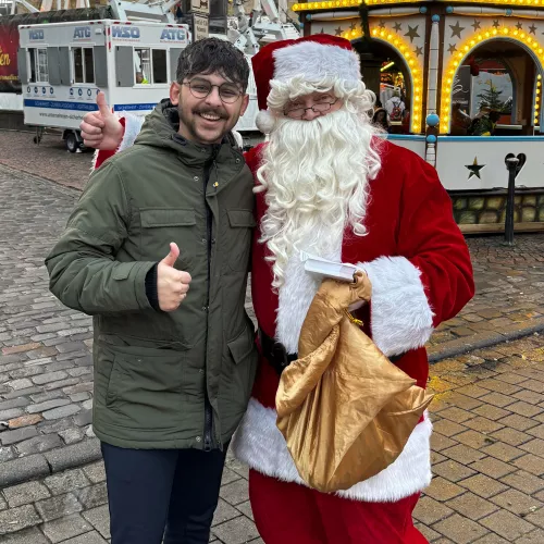 I met Santa in Germany 🇩🇪 🎅🏻